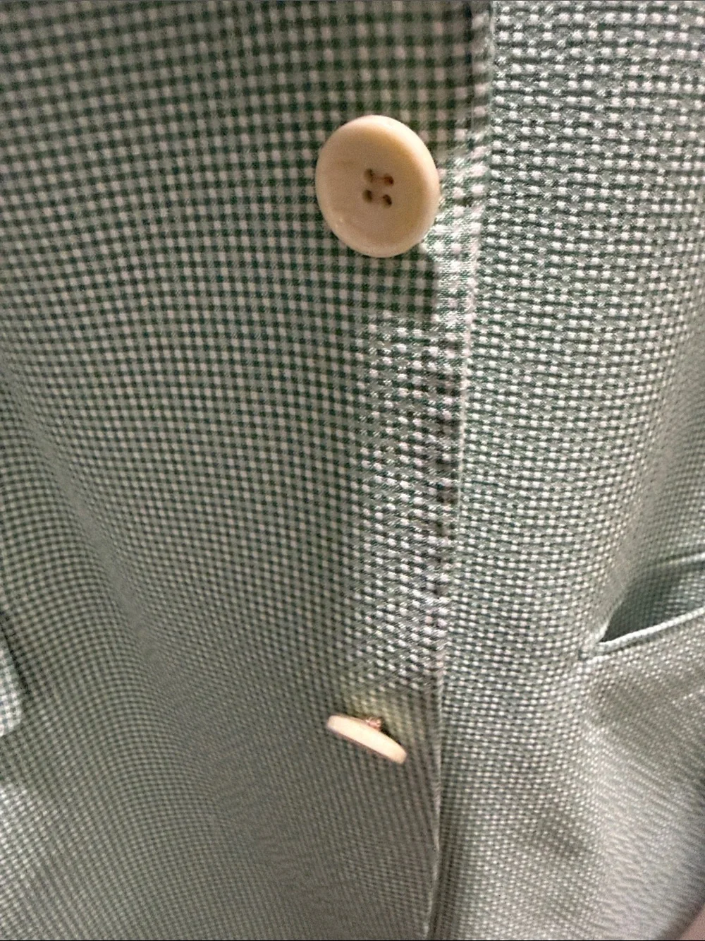 Zanetti Tailored Mint Green Textured Blazer - Lightweight Single-Breasted